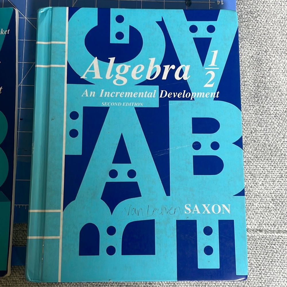 Saxon Algebra 1/2 2nd edition